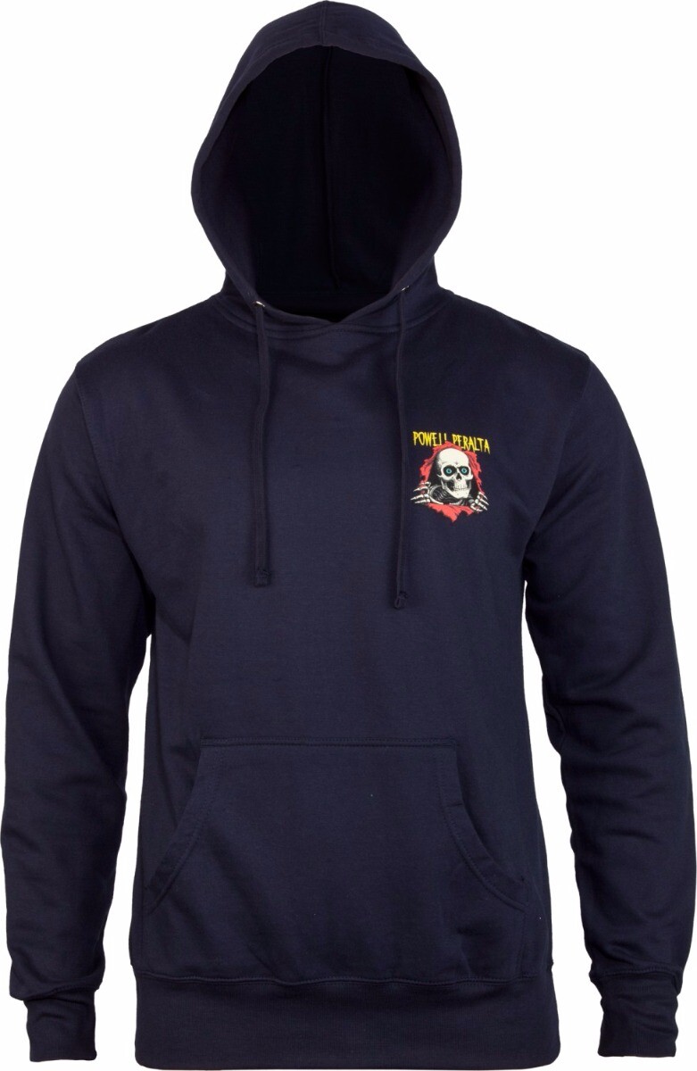 Powell Peralta PP LOGO RIPPER PULLOVER Skateboard Hoodie NAVY | eBay