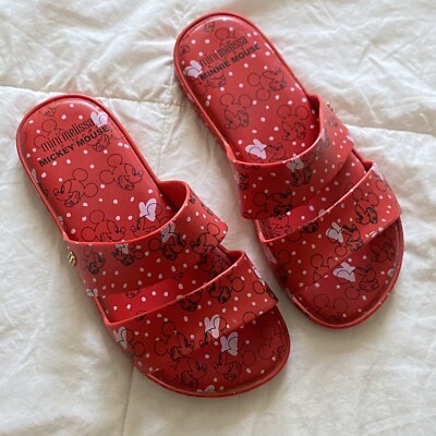 Melissa Womens Color Pop + Mickey and Friends Slide Sandal Size 1