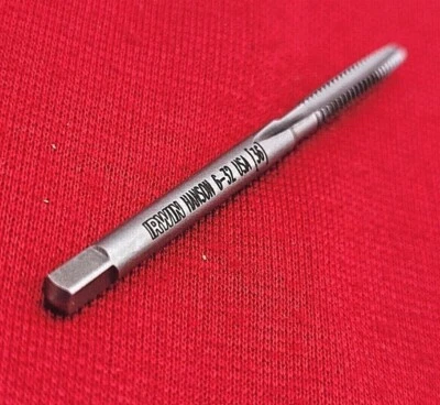 6-32 NC Taper Hand Tap Irwin Hanson 1018 Carbon Steel RH USA 2B 3 Flute