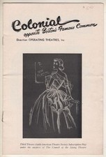 Jean Pierre Aumont &amp; Faye Emerson "The Heavenly Twins" TRYOUT  Playbill 1955   