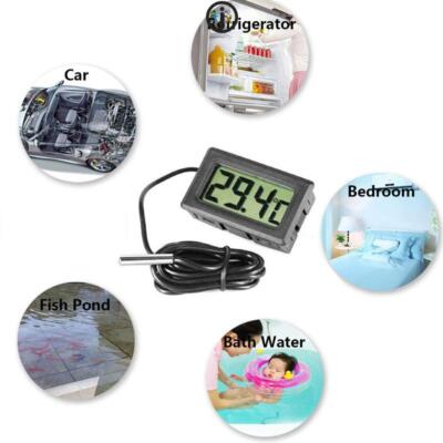 Aquarium Thermometer Messgerät LCD Digital Temperatur Anzeige 1 STK.