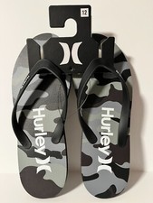 Hurley One and Only Americana Sandals Flip Flop Camo Men's Size 12