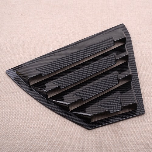 Glossy Black Window Louver Vent Cover Trim For Nissan Sentra Sedan 2013-2019