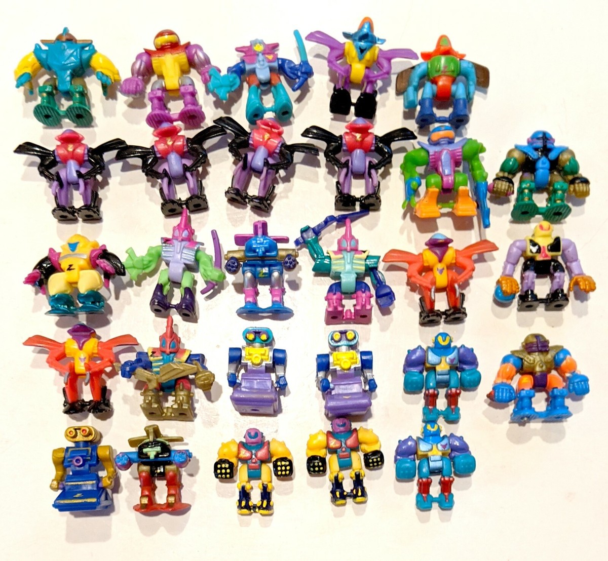 CHOOSE: Vintage 1994 Mini-Zs Z-Bots Action Figures * Galoob