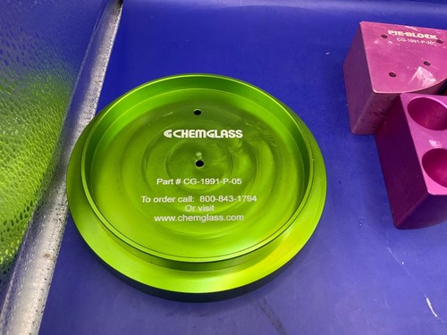 Accessories for PIE-Blocks, Reaction Blocks, Chemglass: one piece metal block - Picture 21 of 22