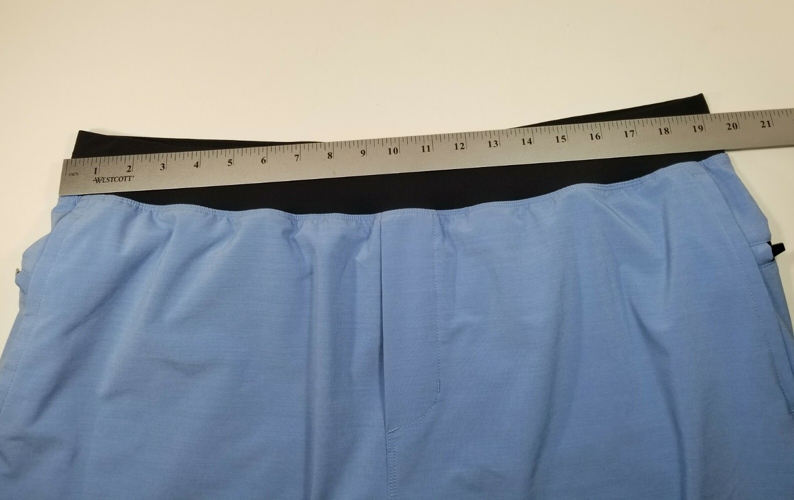 Fabletics Blue Zip Pockets Lined Stretch Athletic… - image 5