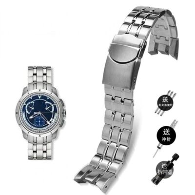 21mm Stainless Steel Watch Band Strap For Swatch YRS403 YRS412 YRS402G Bracelet