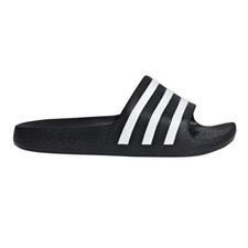 adidas Kid's Unisex Adilette Aqua Water Shoe Black White Size 5