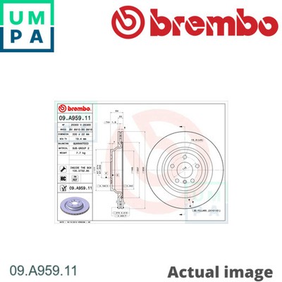 2X BRAKE DISC FOR MERCEDES-BENZ M-CLASS GLE/SUV BRABUS 35MR OM 