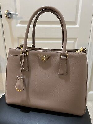 Cameo Large Prada Galleria Saffiano Leather Bag