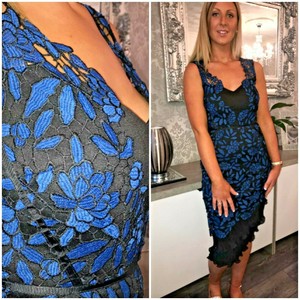 lipsy two tone pleated bodycon dress