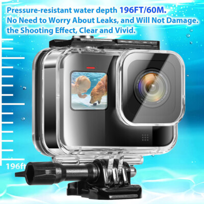 Waterproof Case for GoPro Hero 8 Black Protective Underwater Dive Housing Shell