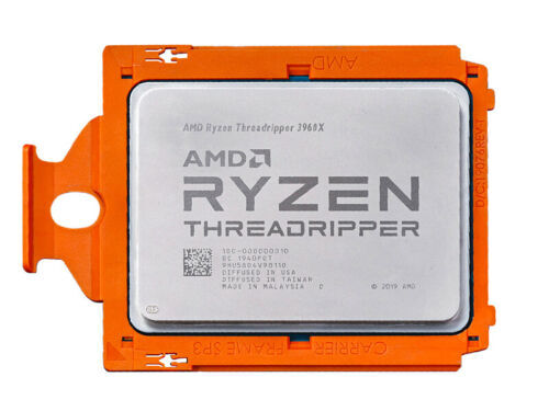 CPU AMD Ryzen Threadripper 3960X AMD Ryzen Threadripper 3960X Processor 24-Core 3.8GHz CPU 128MB