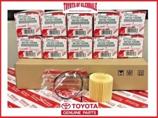 TOYOTA COROLLA PRIUS SCION IM XD OIL FILTER SET OF (10) GENUINE OEM 04152-YZZA6