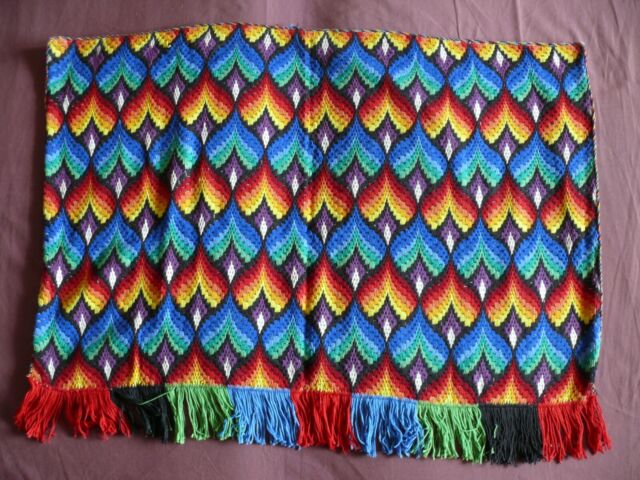 Beautiful Vintage Bargello Embroidery Tapestry 94cm/70cm(37''x 27.5'') #1973