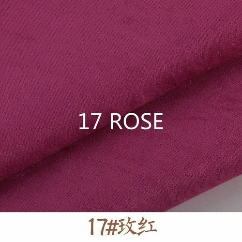 Tessuto ecopelle scamosciato fai da te materiale scamosciato tappezzeria cuscino sedia semplice dressmake - Foto 3 di 42