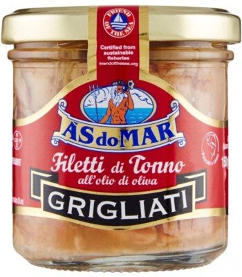 AS do MAR Filetti Tonno Grigliati Gegrillte Thunfischfilets in Olivenöl,150g