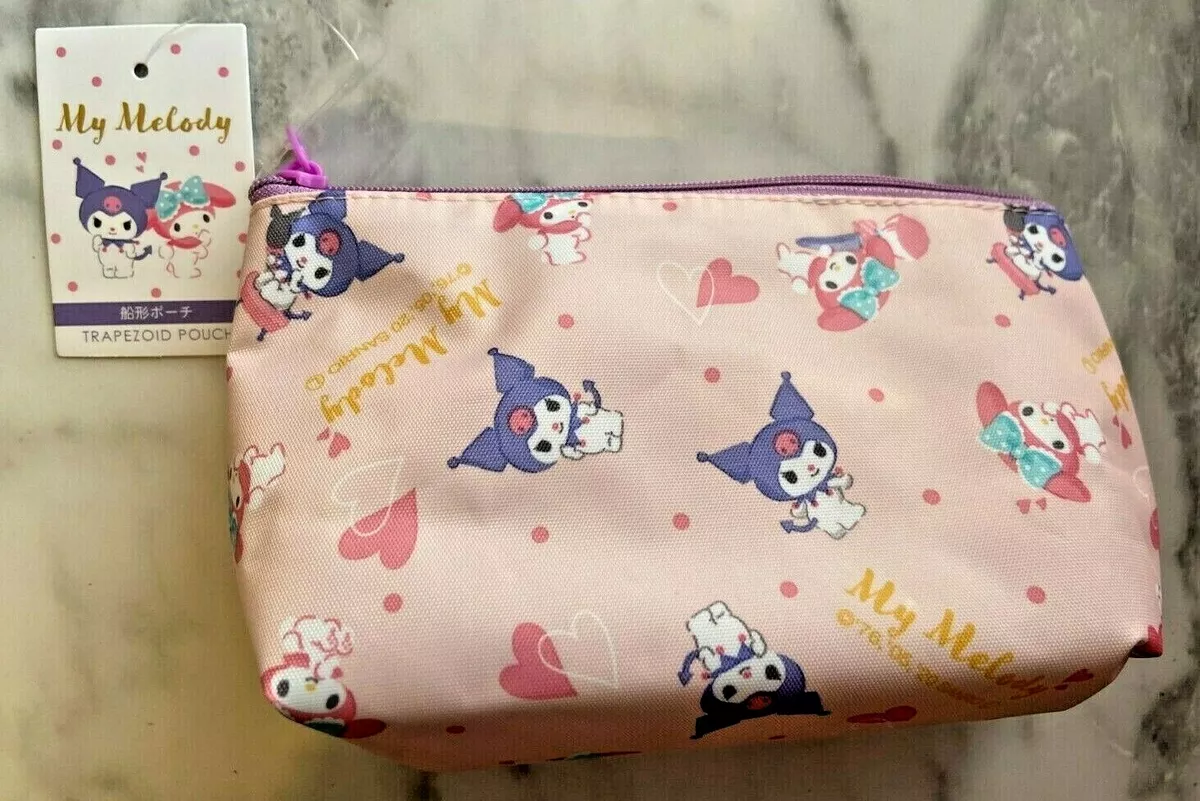 My Melody Kuromi Makeup Pouch Bag Sanrio Japan Kawaii Cute Hello Kitty friends