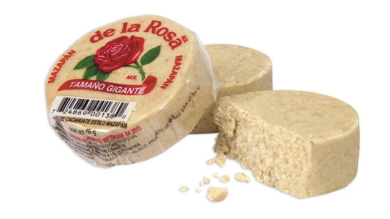 Mazapan De La Rosa Peanut's Confection 30 piezas caja 1 lb 13 oz caramelo mexicano Foto 3 de 3
