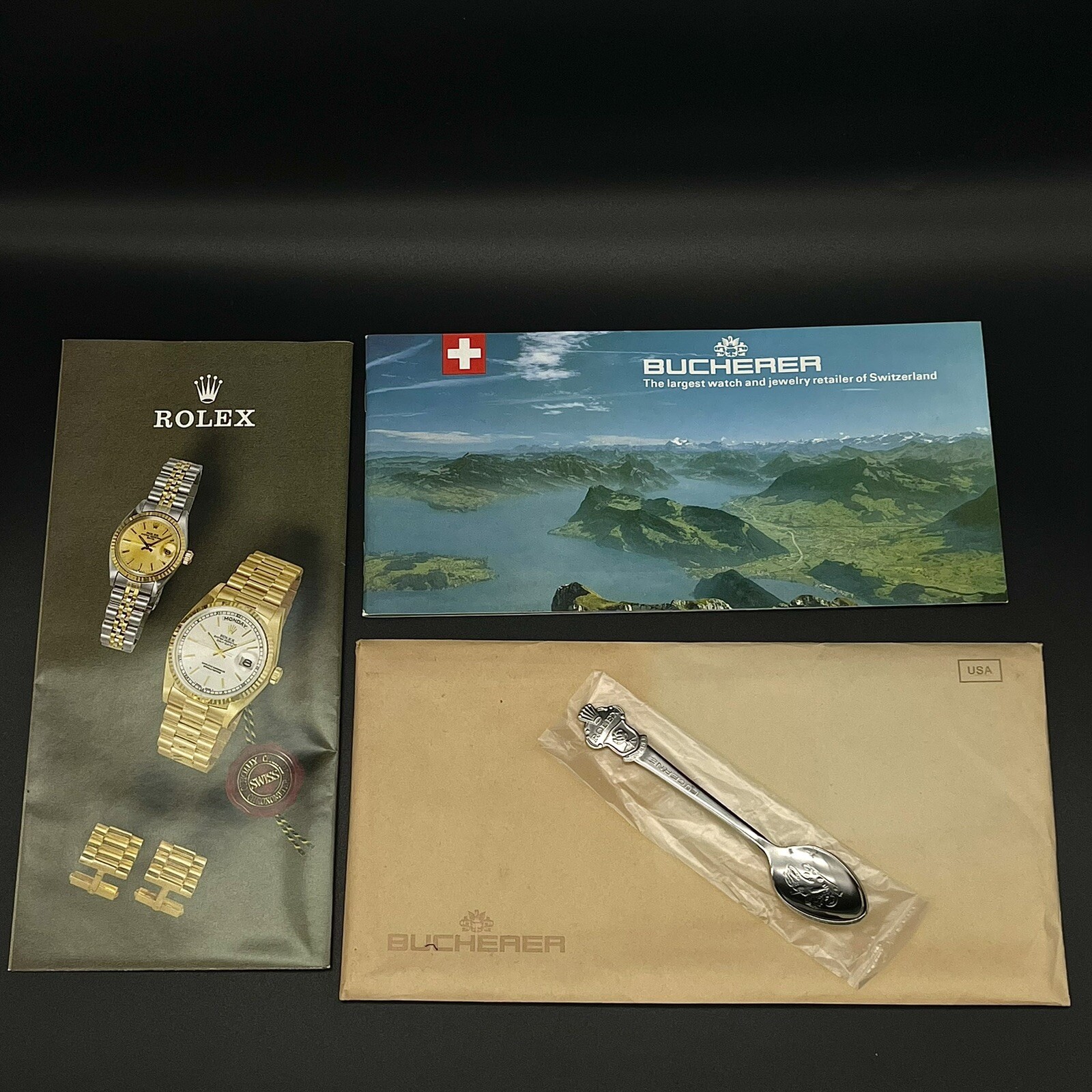 Сувенирные ложки Bucherer Rolex Lucerne Switzerland