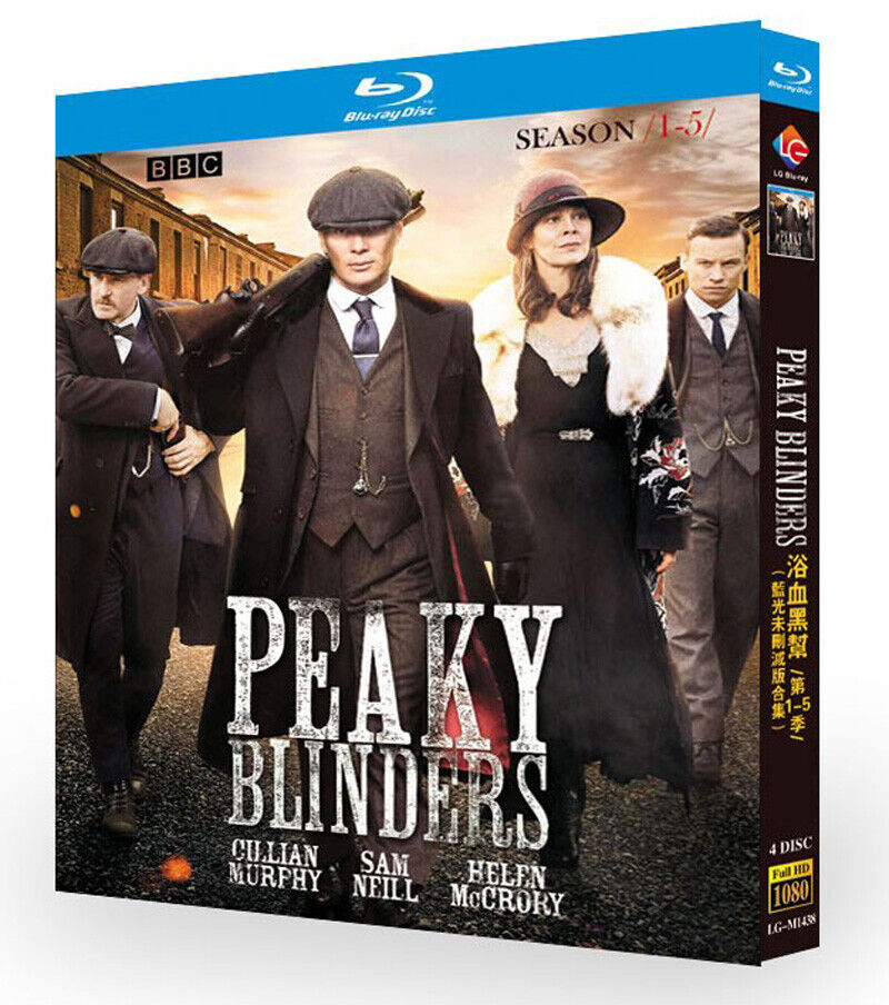 Peaky Blinders Season 1-6 Blu-ray 6 Disc BD TV Series All Region