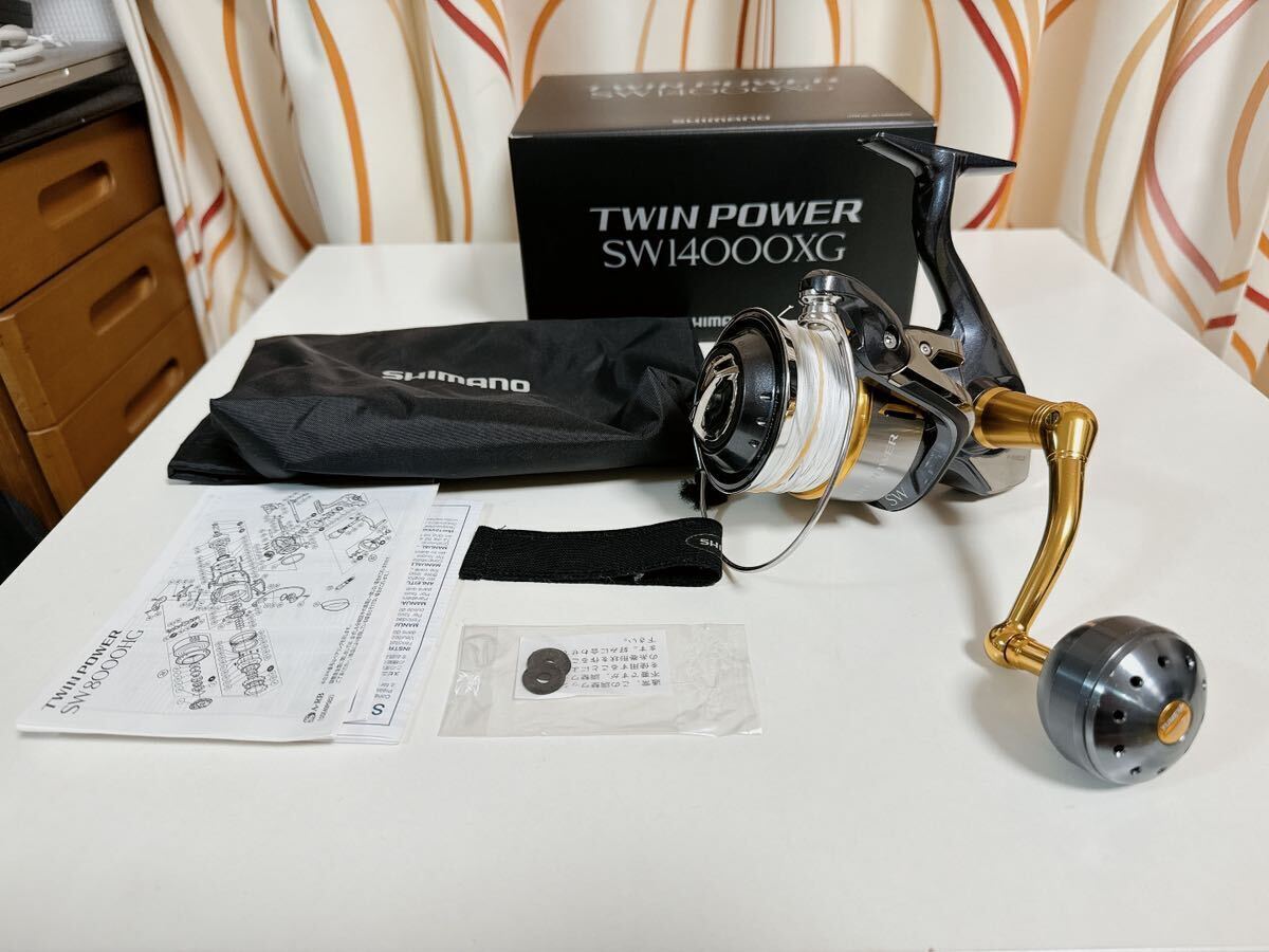 Shimano 15 Twin Power SW14000XG Shimano TWINPOWER Made in Shimano 15 Twin Power SW14000XG Shimano TWINPOWER Made in