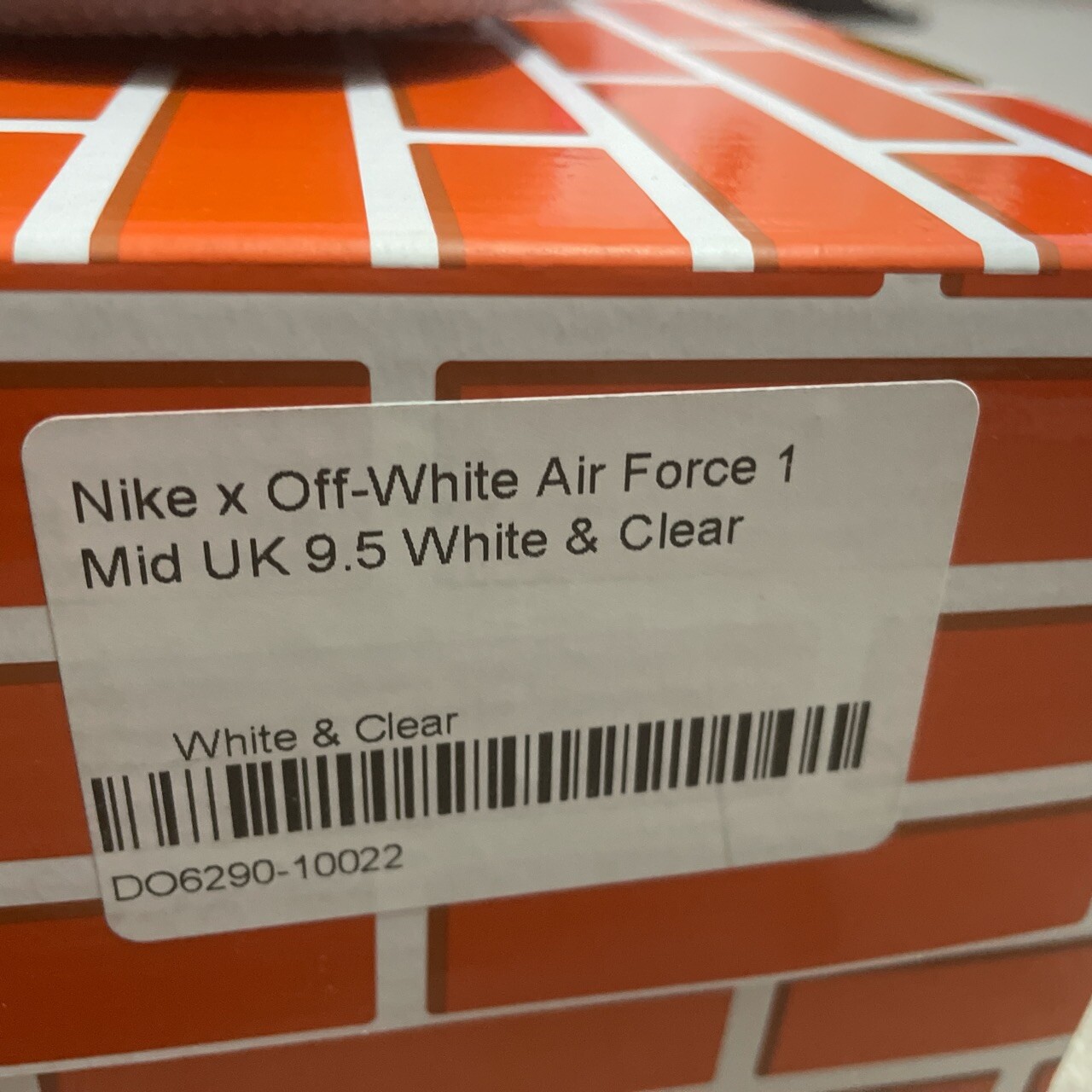 OFF WHITE X NIKE nike x off white air force 1