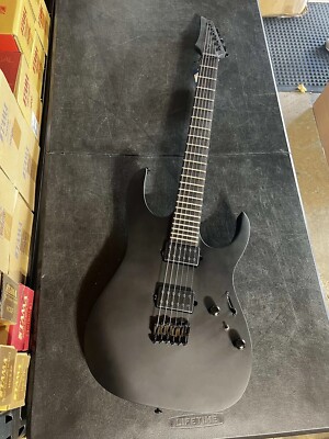 Ibanez RGRTB621-BKF Iron Label Electric Guitar - Flat Black | eBay