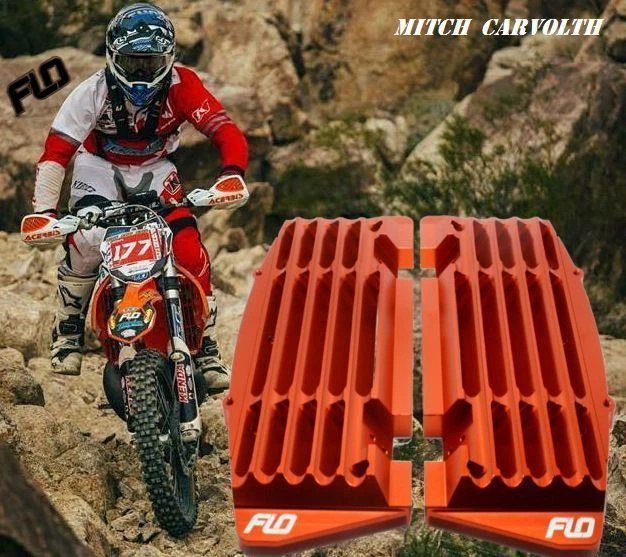 PROTECTORES DE RADIADOR / SOPORTE KTM Husqvarna Blue Flo Motorsports Foto 4 de 4