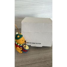Disney Grolier Winnie The Pooh 012902 Drummer Scarf Christmas Ornament