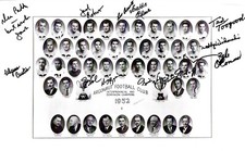 CFL Toronto Argonauts 1952 Grey Cup Champs Football Team Signed 11x17 Photo (13)