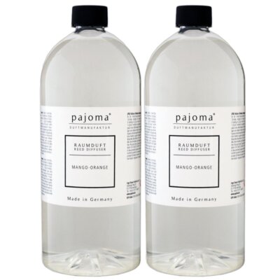 Pajoma Raumduft Nachfüllflasche Mango-Orange 2 x 1000 ml Diffuser Lufterfrischer