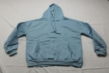 Shein Women's Cartoon  Slogan Graphic Thermal Lined Hoodie JW7 Blue Medium