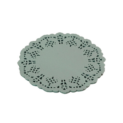 60pcs Creative Vintage Napkin Lace Blue Paper Doilies Cake Plate Party Tableware