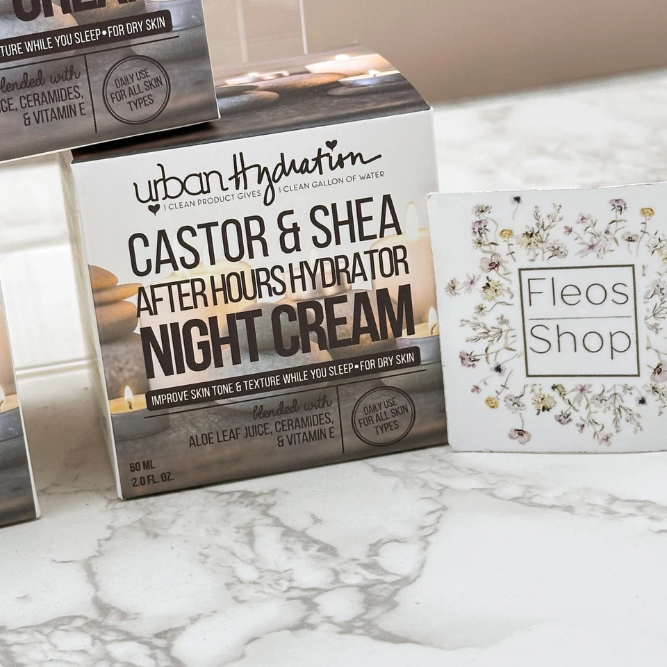 Urban Hydration Castor & Shea Night Cream Bundle 3-pack  - Sealed & Authentic - Image 2 of 4