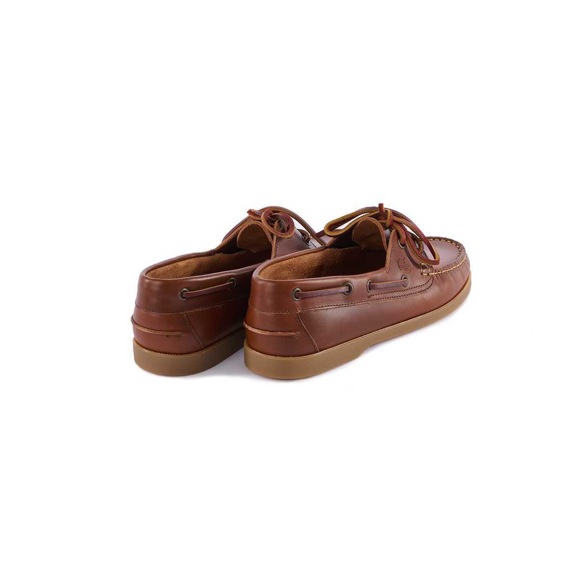 Genuine Le Chameau Galion Deck Shoe Ladies Femme Chestnut Brown