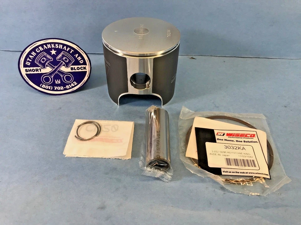 New Ski-Doo 1999-2016 600 1MM O/S 77MM Wiseco Piston Kit GSX GTX MXZ Skadic TNT - Image 2 of 4
