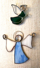 Vintage Stained Glass Angel Suncatchers