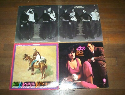 IAN & SYLVIA david rea ( 3 ) LP lot: THE BEST OF / LOVIN' SOUND / NASHVILLE vg+