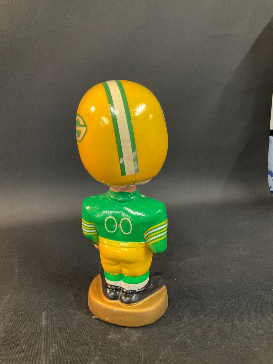 Vintage Green Bay Packers NFL Football Gold Base BOBBLEHEAD 1960's