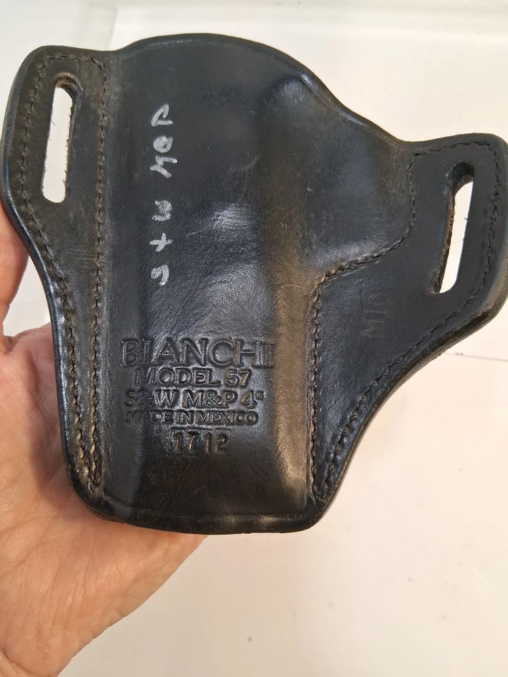 Leather Bianchi Model 57 Holster for Smith & Wesson M&P 4" - Image 2 of 4