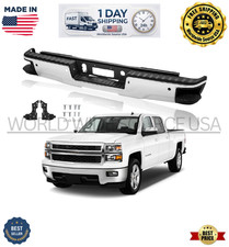 Rear Bumper Assembly Compatible with 2014-2018 Chevy Silverado GMC Sierra 1500 W