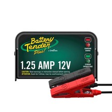Battery Charger 12V 1.25AMP Car Motorcycle Maintainer Tender Plus Float ATVs