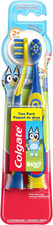 Bluey Extra Soft Toothbrush for Kids, Kids Toothbrush Pack with Built in Suction