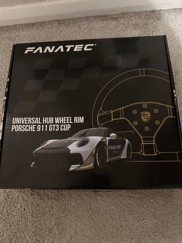 Fanatec Porsche 911 GT3 Cup Leather Wheel Rim Sim Racing