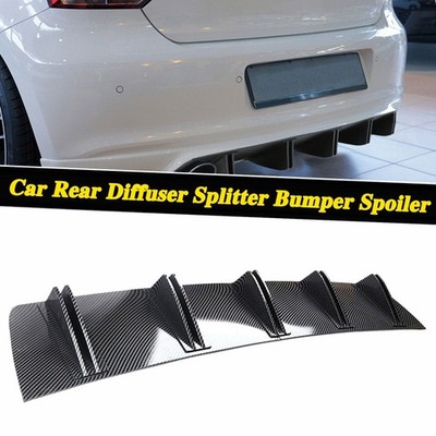 Carbon Fiber Rear Diffuser Splitter Bumper Spoiler Lip For Honda Accord 12-2022