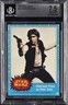 1977 STAR WARS #58 HARRISON FORD AS HAN SOLO BGS 7.5