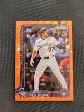 2025 Topps Chrome Update Orange Lava Refractor /25 Braxton Fulford Rookie