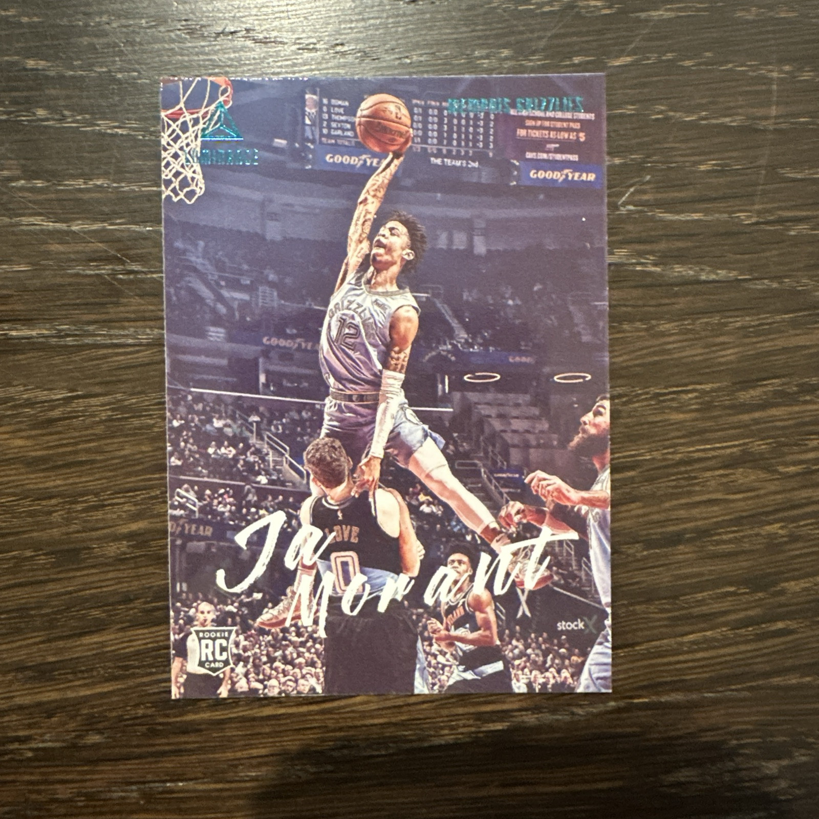 2019-20 Panini Chronicles Luminance Teal #165 Ja Morant (RC)