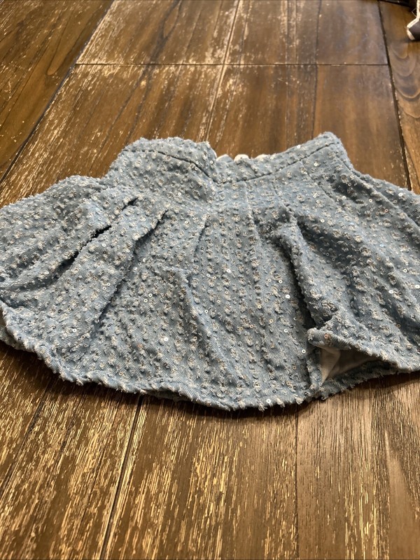 lola and the boys size 8 blue sparkly skirt